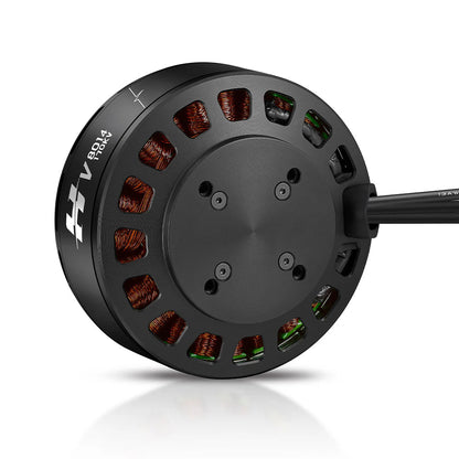 Hobbywing XRotor V8014 170KV VTOL Drone Motor, Hobbywing XRotor V8014 170KV brushless VTOL drone motor, black anodized housing with visible copper windings