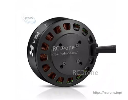 Hobbywing XRotor V8014 170KV VTOL Drone Motor, Hobbywing XRotor V8014 170KV brushless VTOL drone motor, black outrunner housing with exposed copper windings