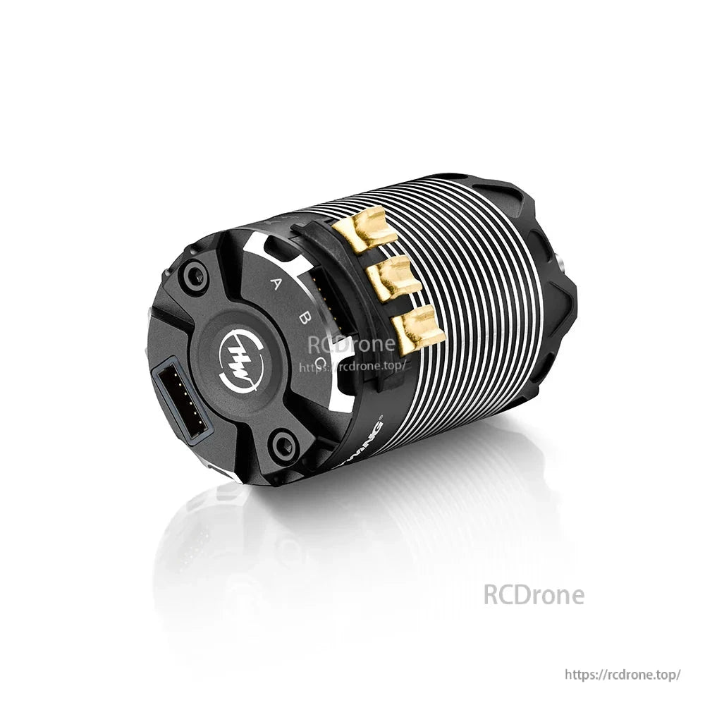 Hobbywing XeRun G3 sensored brushless RC motor with finned can, A/B/C bullet terminals and sensor port