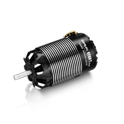 Hobbywing XeRun 4268 G3 sensored brushless motor with finned black can and 1900KV label