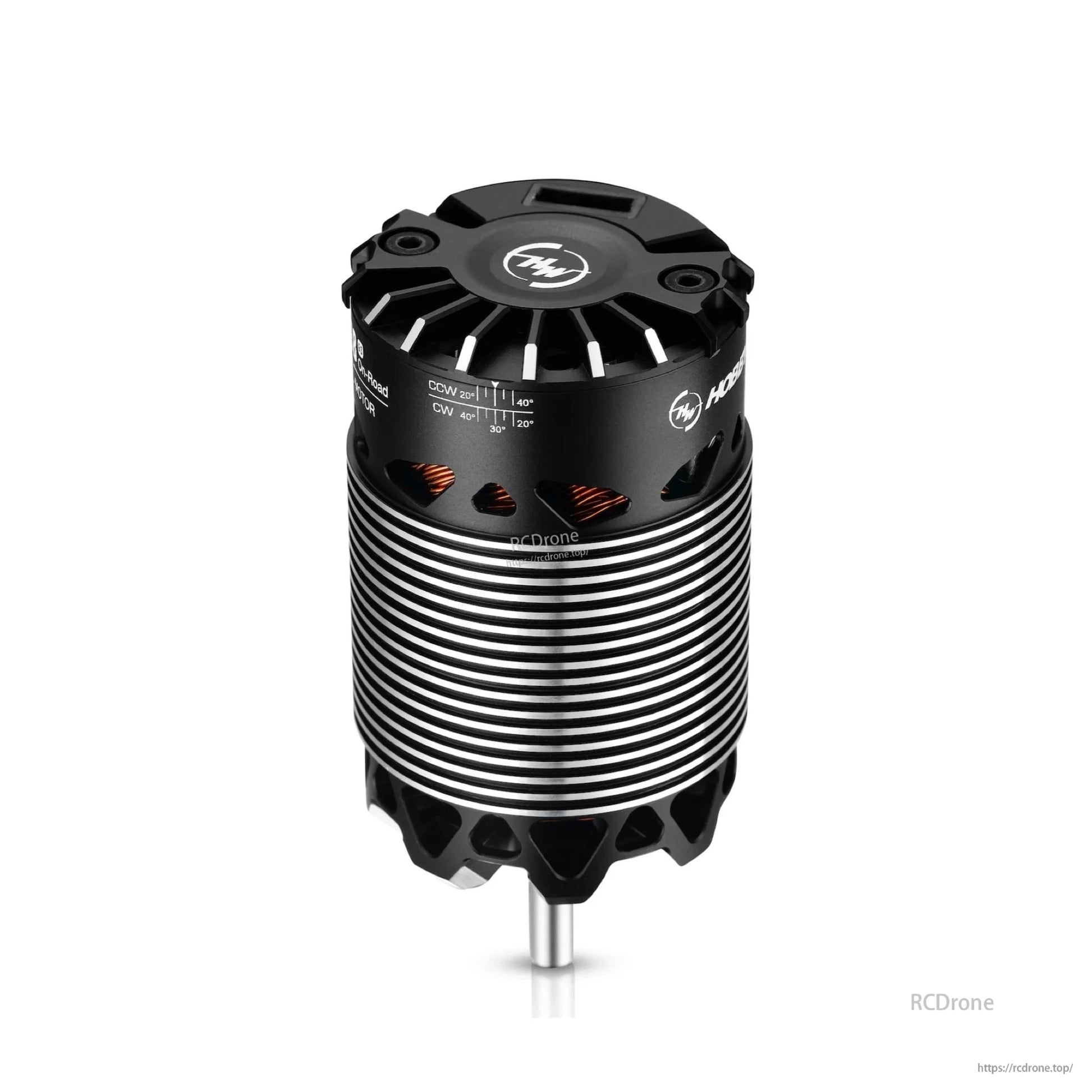Hobbywing XeRun 4268 SD G3 sensored brushless motor with finned heatsink can and timing marks