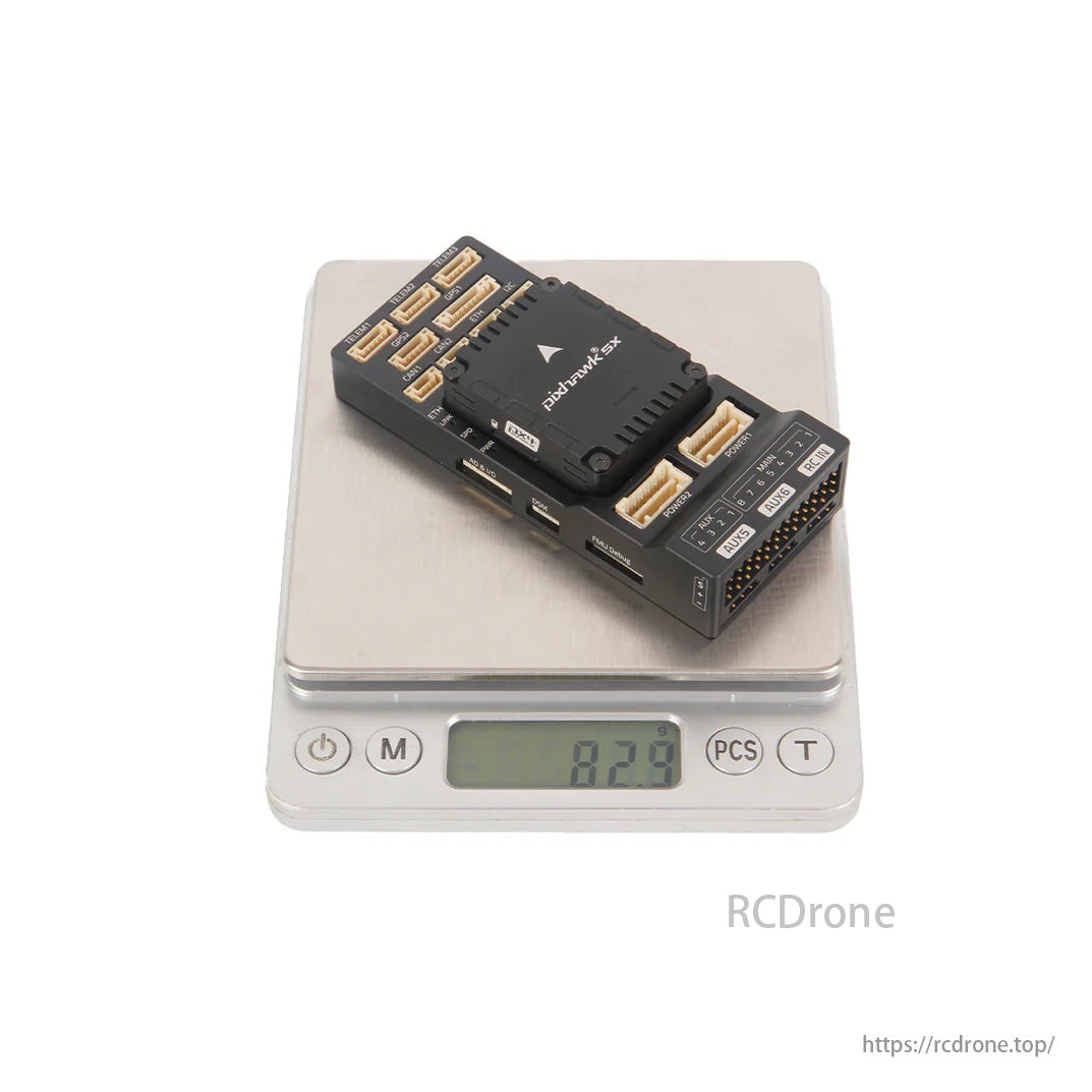 Holybro Pixhawk 5X Autopilot Flight Controller, The FMUv5X open standard features high-performance, low-noise inertial measurement units (IMUs) for improved stabilization.