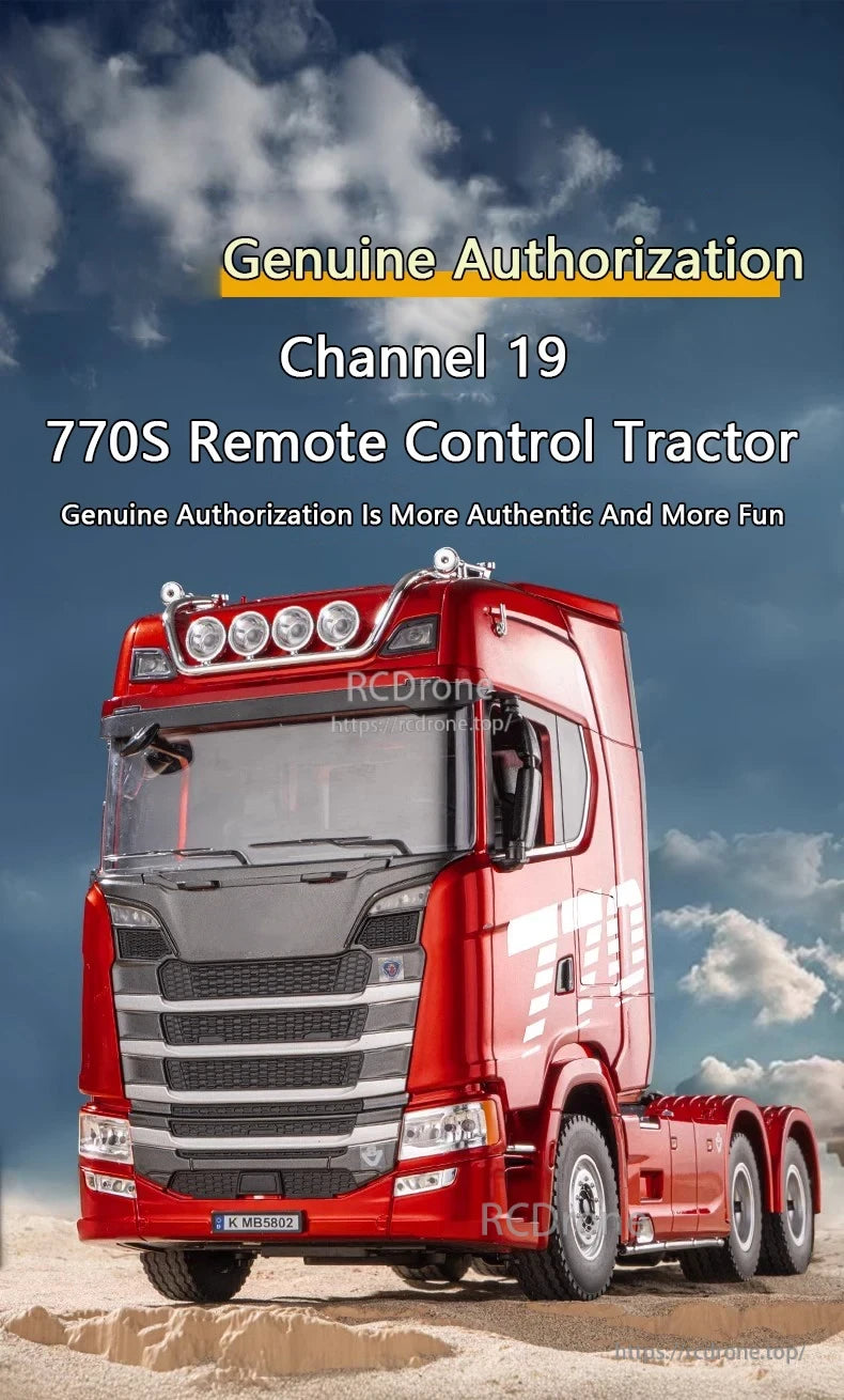 HuiNa 1501 770S RC Truck, Genuine Authorization Channel 19 770S RC Tractor