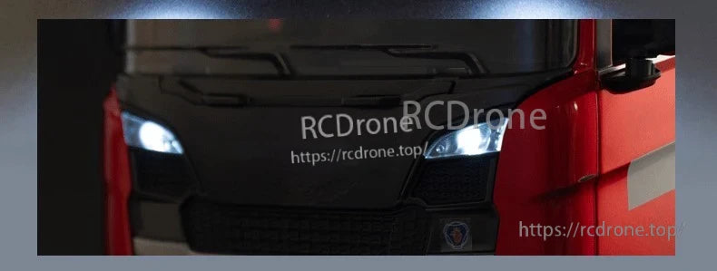 HuiNa 1501 770S RC Truck, The HuiNa 1501 770S is a 1/18 scale RC truck designed as a remote control tractor unit with genuine styling.