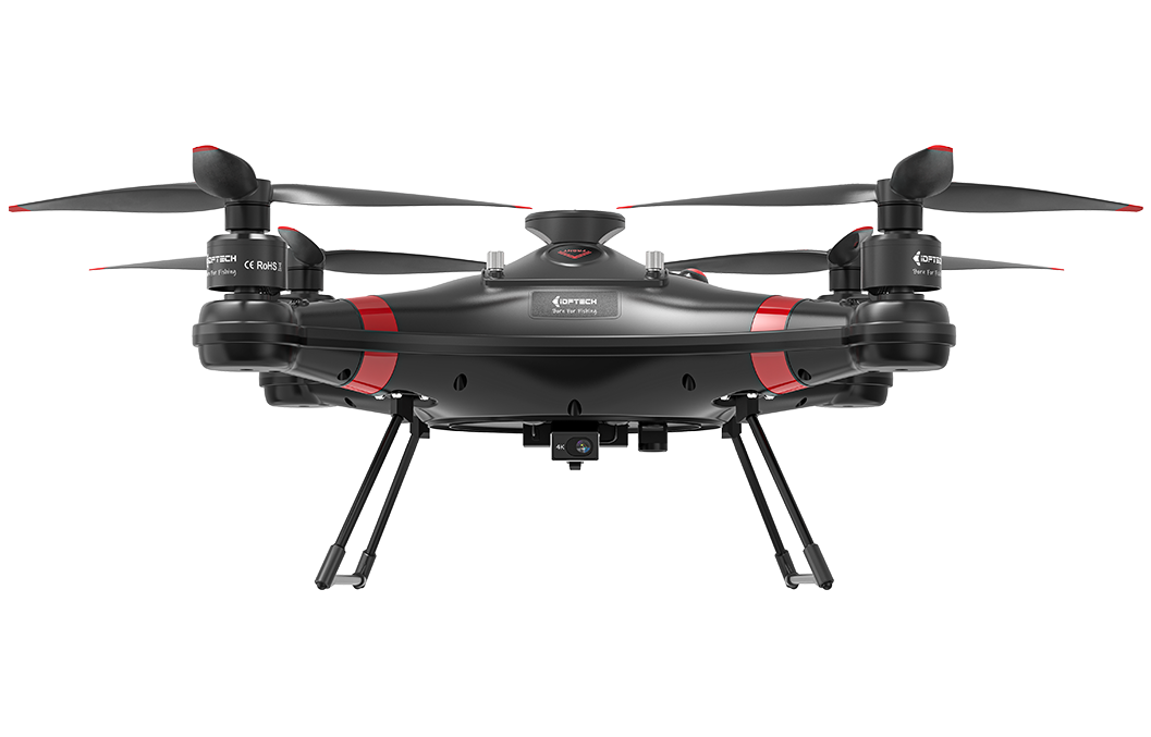 IDFTECH IDEAFLY Poseidon-480 Pro II Fishing Drone, The device features an innovative waterproof design with a fully sealed structure and nano waterproof treatment, allowing it to operate in saltwater without corrosion.