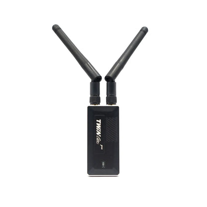 FrSky TWIN Lite Pro RF module with dual antennas, front view for 2.4G TW/ACCESS/ACCST D16