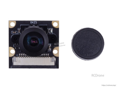 IMX219-130 8MP Camera, 8MP Sony IMX219 camera, 130° FOV, f/1.8, fixed focus, 3280×2464 resolution, compatible with NVIDIA Jetson Nano/Xavier NX, model 0425.