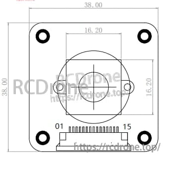 IMX219 8MP CMOS Camera, Ensure the dust cap is sealed on the module when no lens is attached.