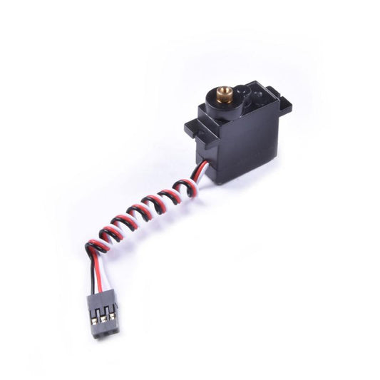 TBS Chupito Servo compact black RC servo with brass output spline and three-wire connector