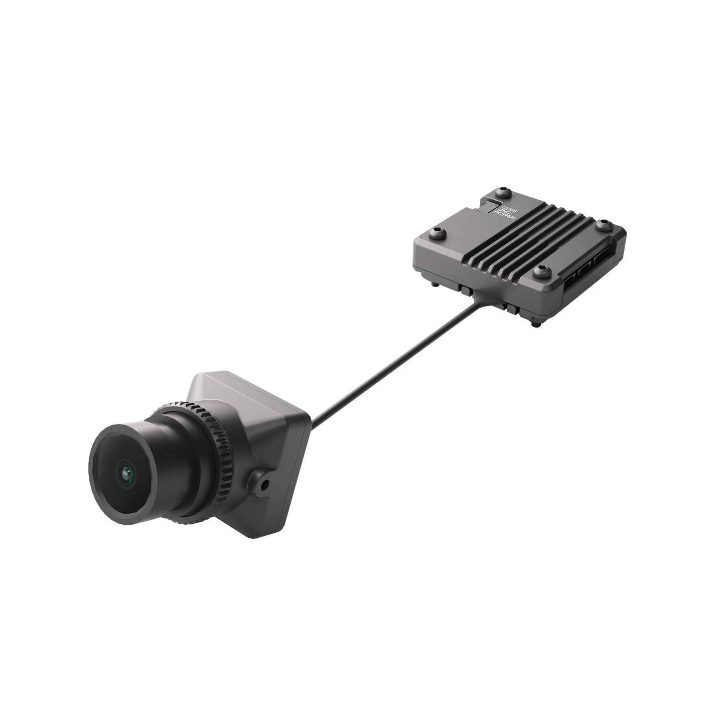 CaddxFPV Infra V2 FPV Camera with AI night vision, 1/1.8 in B&W sensor, 2.8 mm F1.0 lens, 131.6° FOV, CVBS PAL