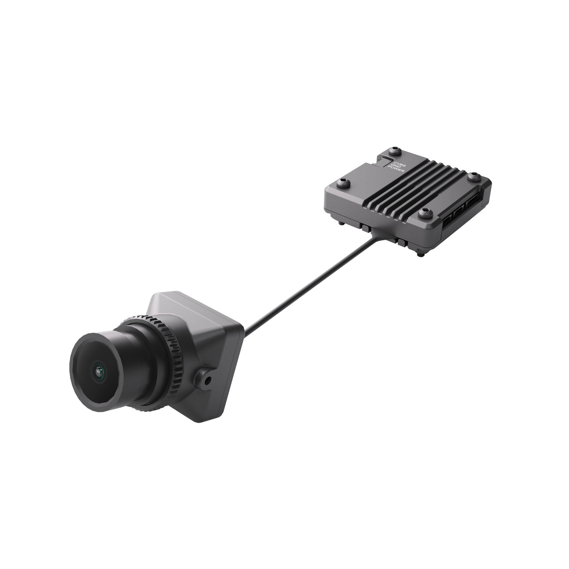 CaddxFPV Infra V2 FPV Camera with AI night vision, 1/1.8 in B&W sensor, 2.8 mm F1.0 lens, 131.6° FOV, CVBS PAL