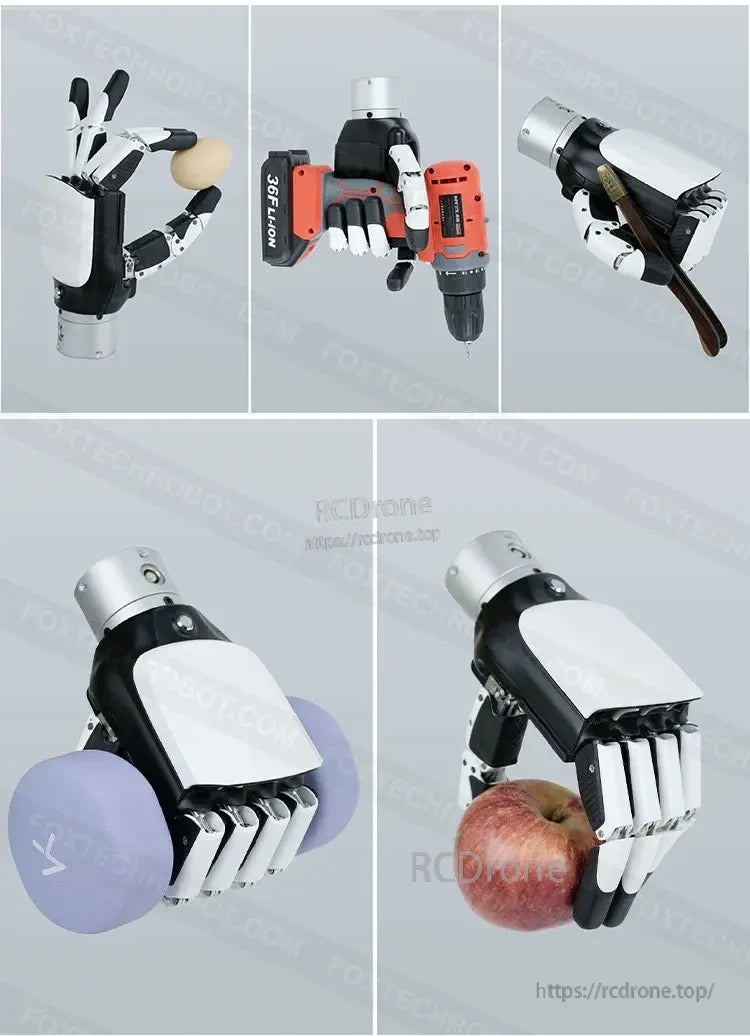 Inspire Robots RH56DFTP Dexterous Robot Hand, AI and machine learning projects for tactile sensing and manipulation require accurate real-time feedback.