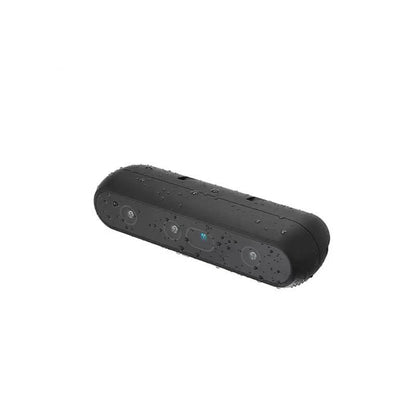 Intel RealSense D555 PoE IP65 3D stereo depth camera, angled front view showing multi-lens array