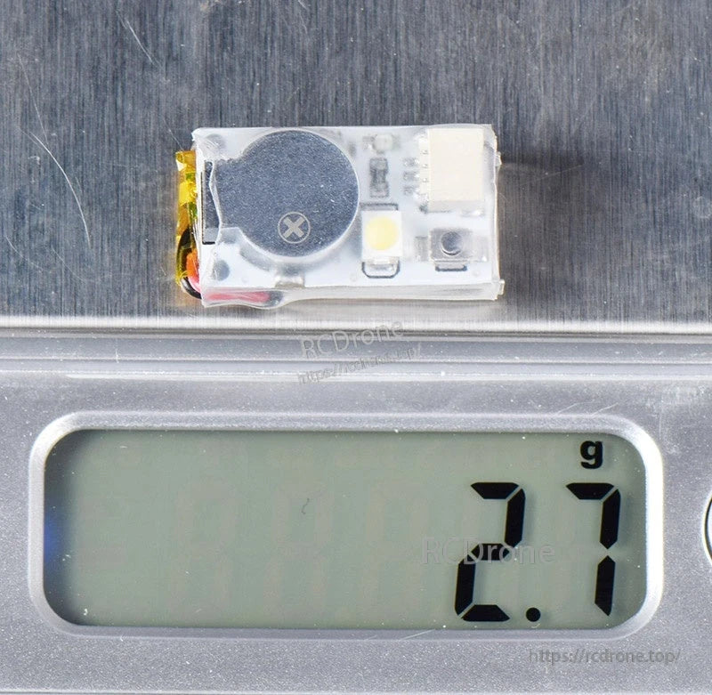 JHEMCU JHE20B Finder BB Ring 100dB Buzzer Alarm w/ LED, BF/CF/INAV Flight Controller Buzzer Port