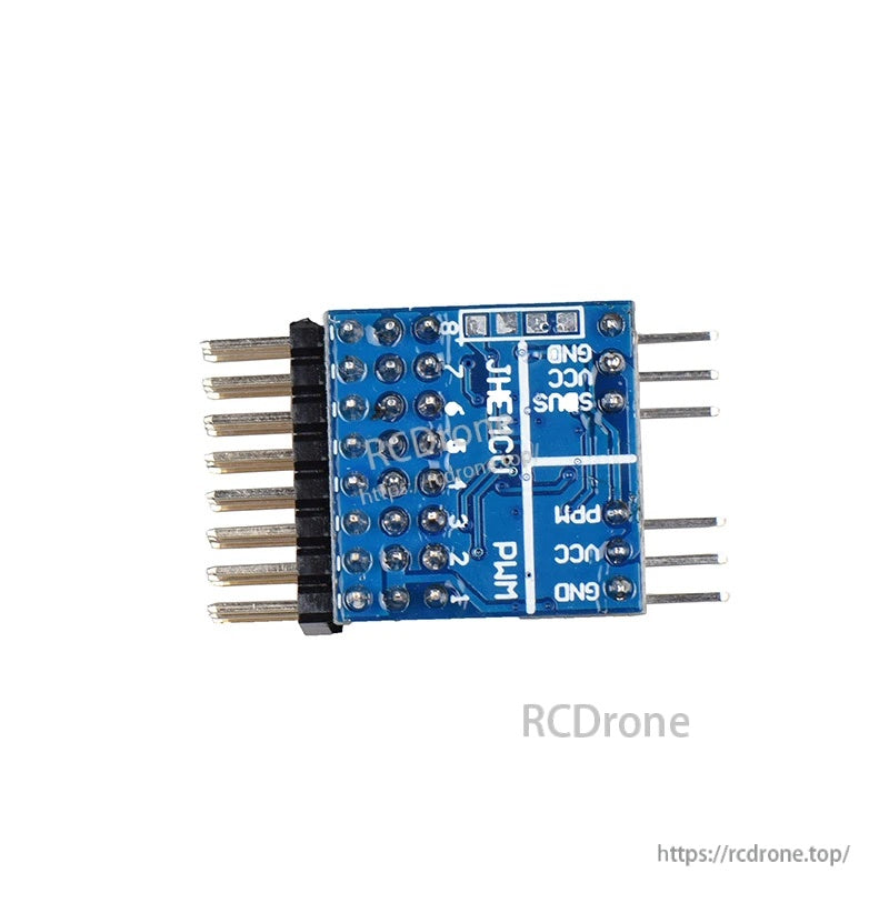 JHEMCU SPP SBUS/PPM/PWM signal conversion module board with 8-channel pin rows