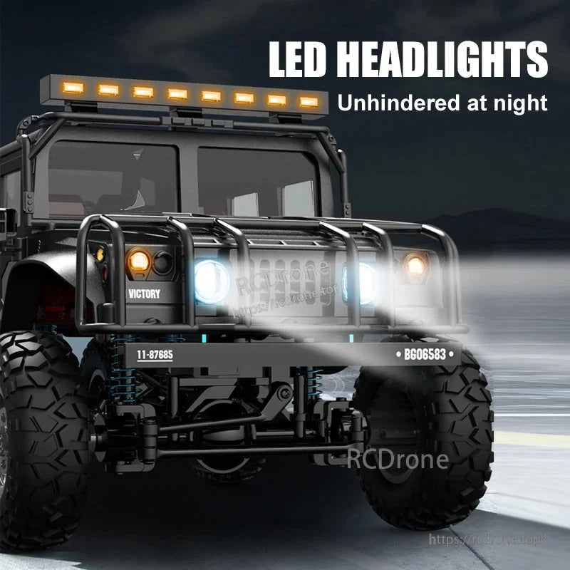 JJRC Q121 RC CAR, Victory LED headlights model 11-87695 (BG06583) provide clear, unhindered visibility at night for improved safety and performance.