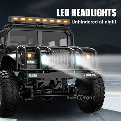 JJRC Q121 RC CAR, Victory LED headlights model 11-87695 (BG06583) provide clear, unhindered visibility at night for improved safety and performance.