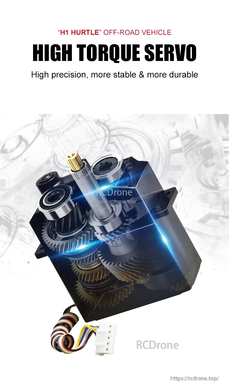 JJRC Q121 RC CAR, High torque servo for off-road vehicle, precise and durable