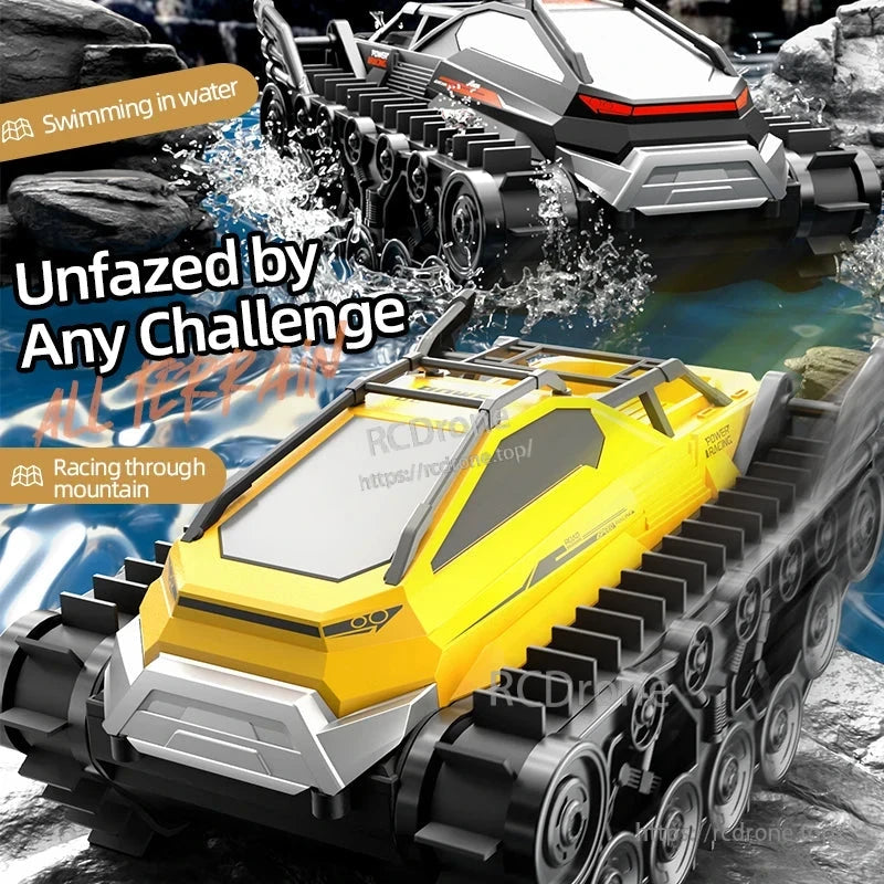 Amphibious RC Car, All-Terrain, Water and Mountain Racing