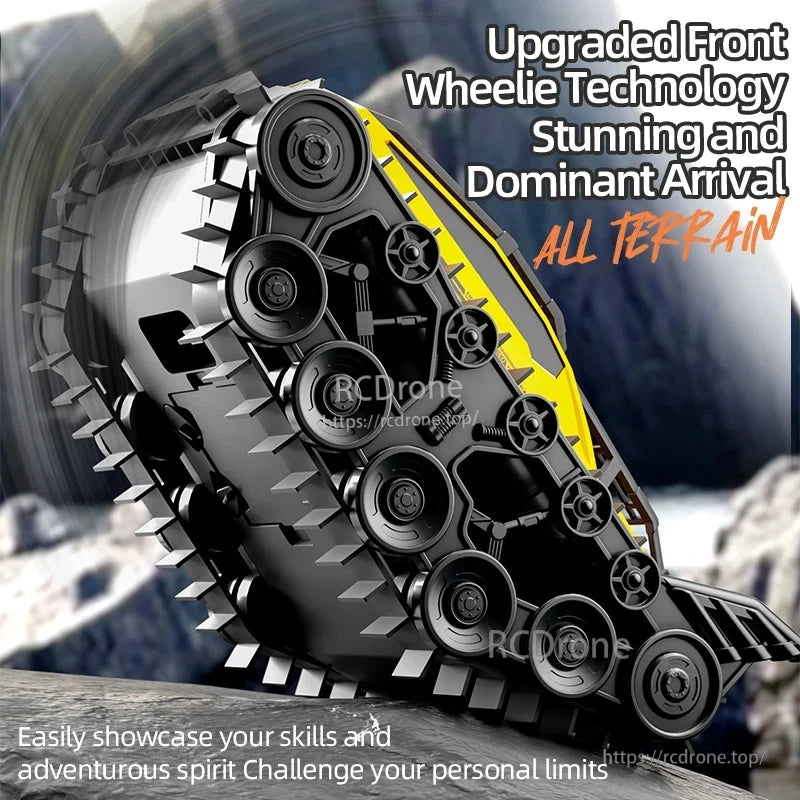 Introducing JJRC Q183 RC Amphibious Vehicles, a 2.4G tracked armored remote control car with a scale of 1:24.