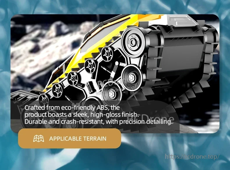 JJRC Q183 RC Car, Durable, high-gloss ABS with precision details; crash-resistant, eco-friendly, and suitable for various terrains.