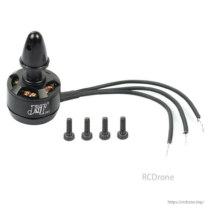JMT Mini 1306 3100KV 2-3S CW & CCW Brushless Motor, JMT Mini 1306 3100KV brushless motor for RC FPV quadcopter drone, compatible with 2-3S, includes CW & CCW versions with screws.