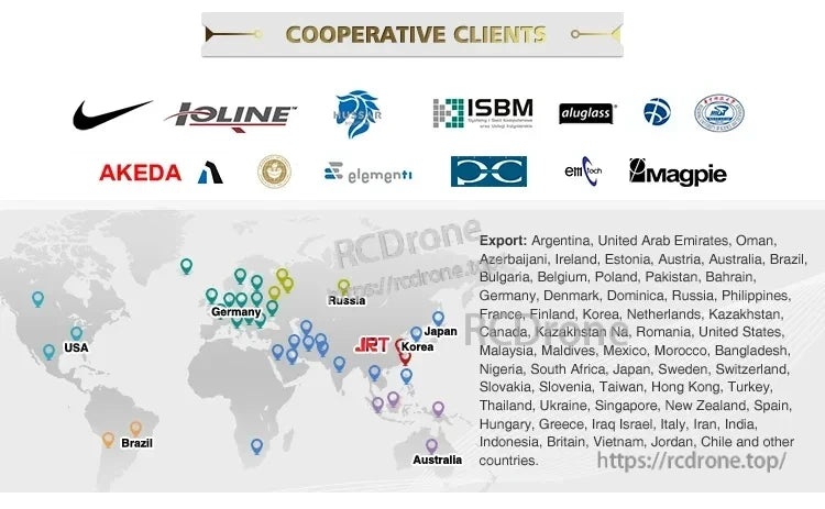 JRT 100m Laser Distance Sensor, JRT serves global brands like Nike and ISBM, exporting to 50+ countries including the USA, Germany, Japan, Australia, and Brazil, with a strong international distribution network.