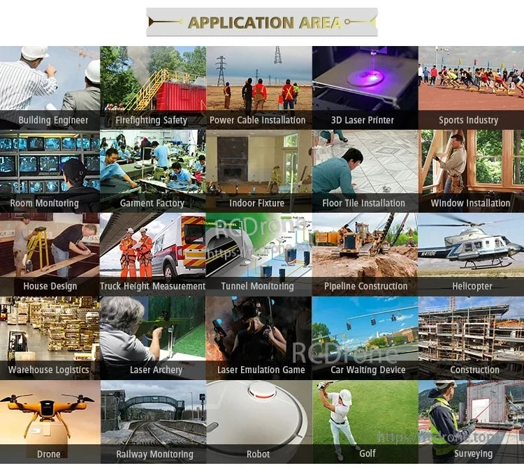 JRT 100m Laser Distance Sensor, JRT 100m laser sensor is used in drones, construction, surveying, logistics, firefighting, sports, and more for precise distance measurement. (24 words)