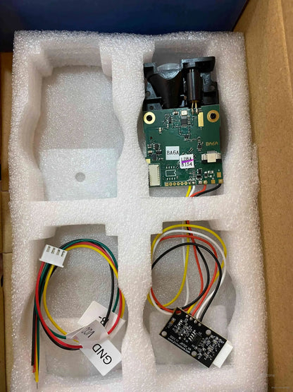 JRT 100m Laser Distance Sensor RS232 Meter Module, Class II Red, ±3 mm Accuracy, 3 Hz, TTL/CMOS, DC2.0–3.3V