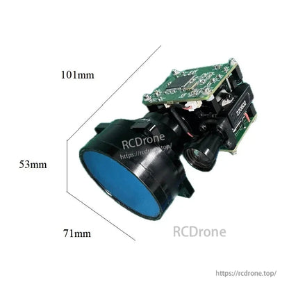 JRT Laser Distance Sensor, JRT ETYS-12KX laser sensor: 12km range, 1535nm wavelength, ±2m accuracy, RS422/TTL output, 9–15V power. Ideal for long-distance measurement applications.