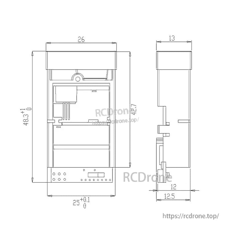 The JRT M88B 40m Laser Distance Sensor Module with USB is a compact optical sensor for OEM integration and secondary development.