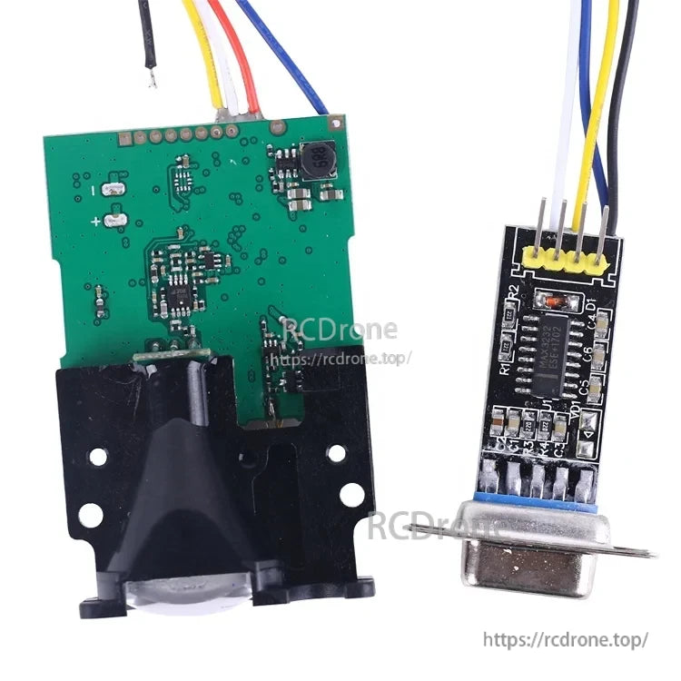 JRT MB2A 60m Modbus RTU Laser Distance Sensor, This laser distance sensor module offers accurate measurements up to 60m with ±1mm precision.