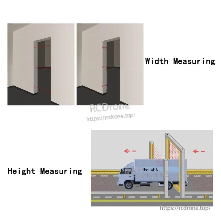 JRT MB2A 60m Modbus RTU Laser Distance Sensor, A Class II laser measures distances up to 40mm with 3Hz updates and 0.3-4s measurement times.