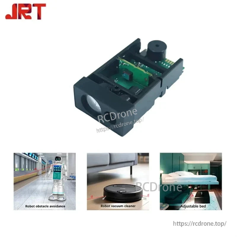 JRT MB2A 60m Modbus RTU Laser Distance Sensor, JRT MB2A laser sensor: 60m range, ±1mm accuracy, 3Hz speed, RS485 interface, 2.5–3.3V DC, compatible with PLC/Arduino.