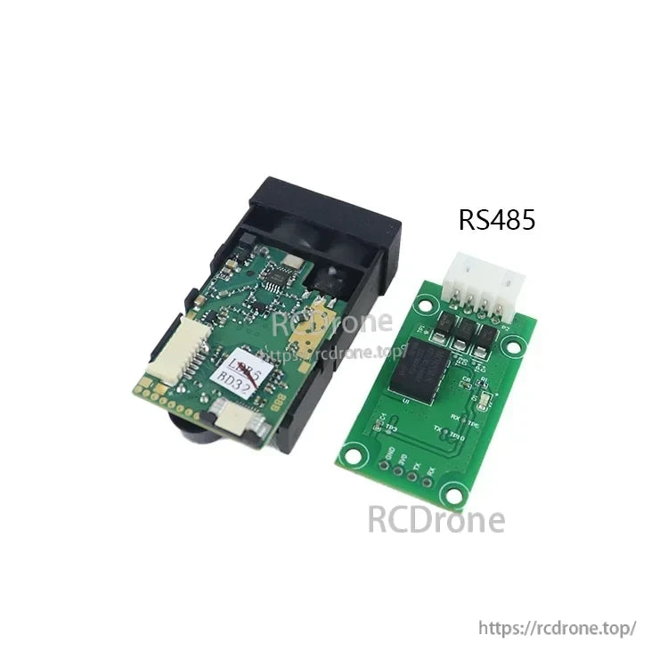 JRT MB2D42U USB/TTL Laser Distance Sensor, Steps to operate test software: select port, set baud rate, open port, measure once or continuously, and stop measuring.