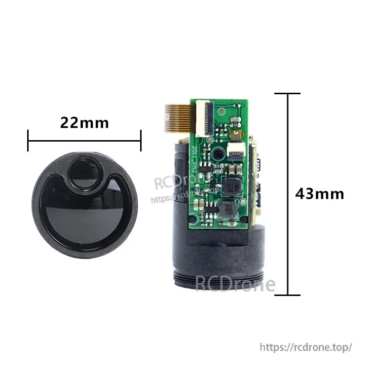 JRT TC22 Laser Rangefinder, The device has a measuring range of 3-700m with +/-1m accuracy and supports UART output for easy system integration.