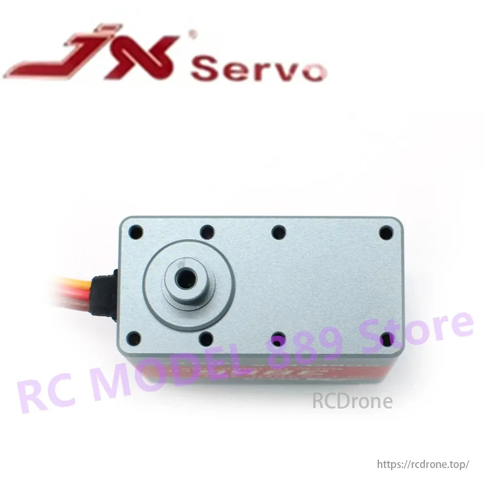 JX 서보 RD-C7638MI-360 38kg.cm 360도 코어리스 자기 유도 전체 CNC 알루미늄 선체 구조 rc 로봇 서보