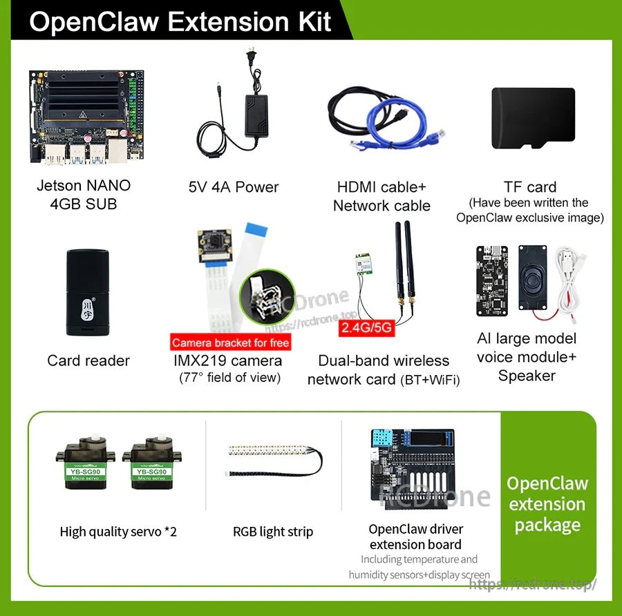 Jetson NANO 4GB B01 AI Large Model Developer Kit