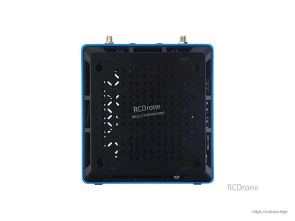 A mini PC featuring Jetson Xavier NX, aluminum case, fan, 128GB SSD, Wi-Fi, and JetPack 5.0.2.