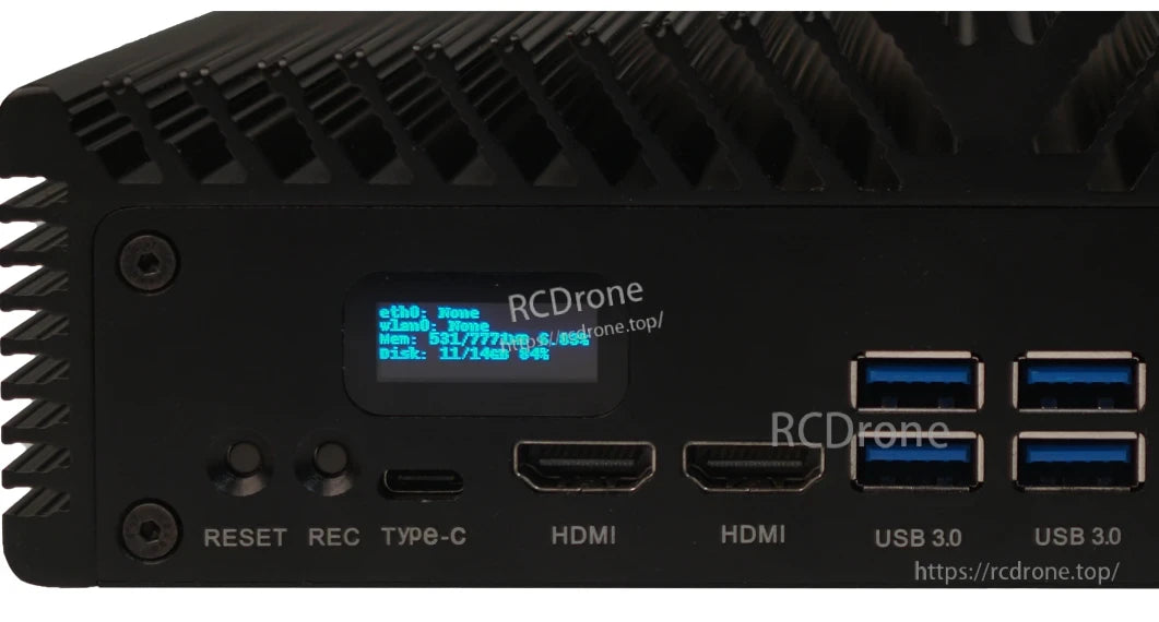 Compact Jetson SUB Mini PC has 5.37GB RAM, 11.48GB storage, and various connectivity options.