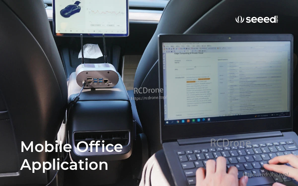 The Jetson SUB Mini PC features a Jetson Xavier NX processor, 21 TOPS AI capabilities, and includes Wi-Fi, antennas, and 128GB storage.