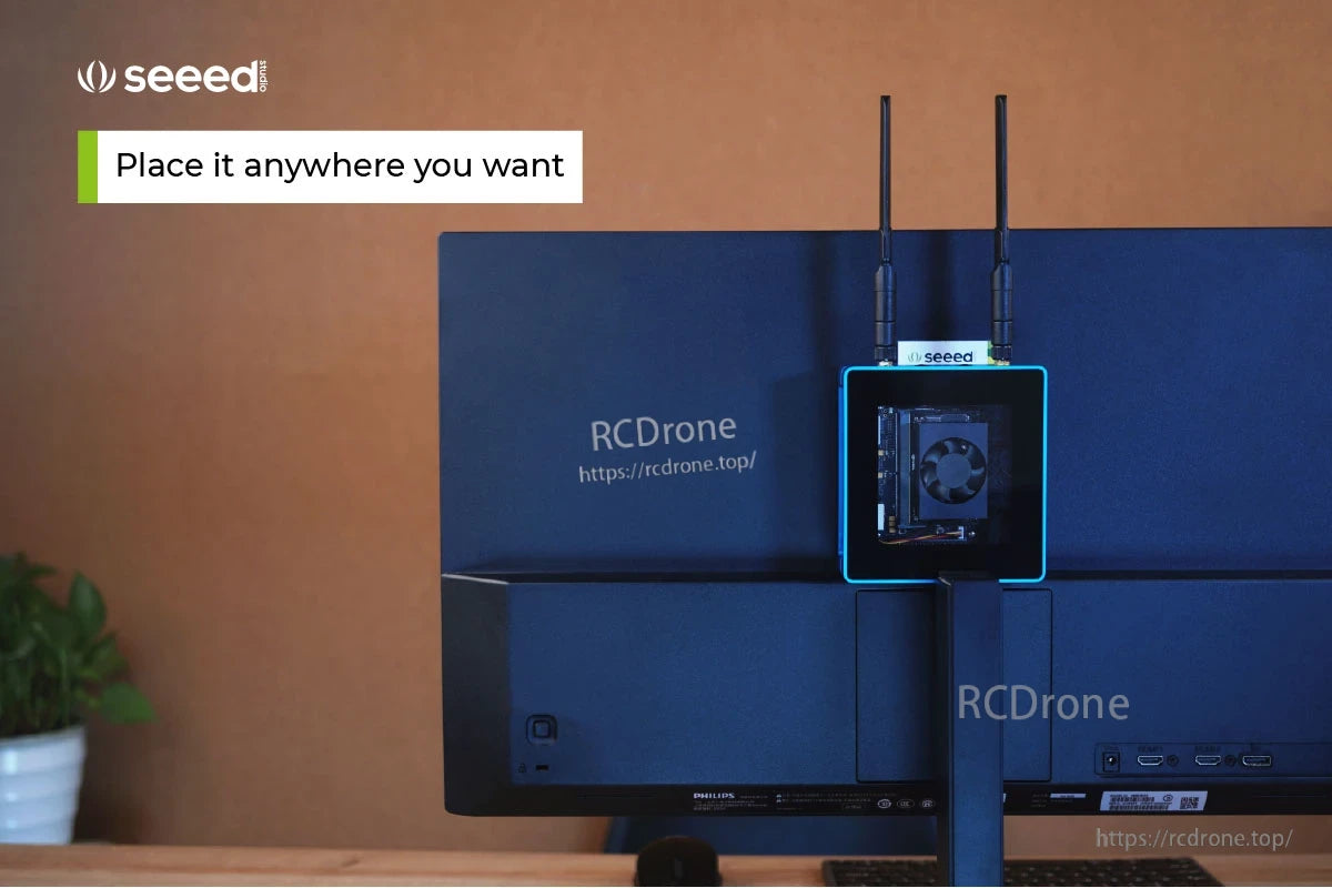 Jetson SUB Mini PC, Edge deployment is supported with alwaysAI accelerated tools and extensive Python APIs.