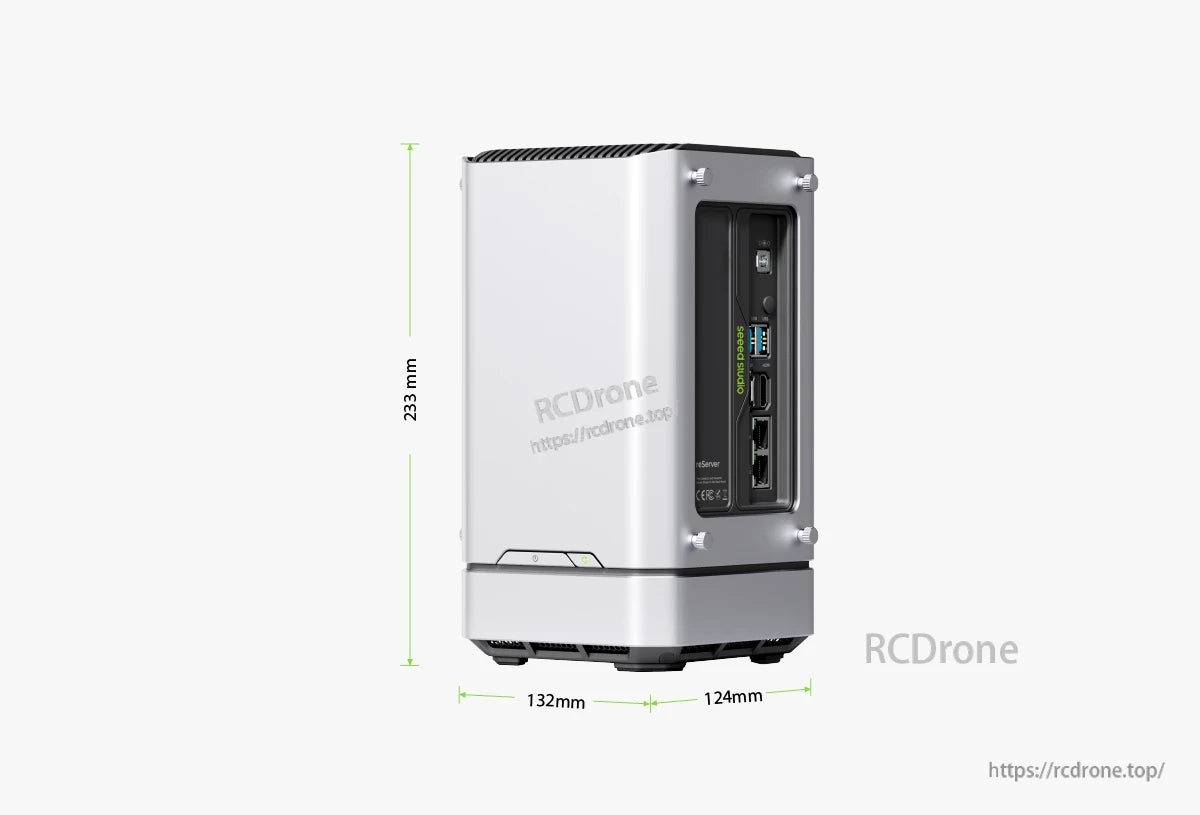 Jetson Xavier NVR, ReServer J2032 kit includes NVIDIA Jetson Xavier NX, carrier board, SSD, fans, power adapter, manual, and screwdriver.