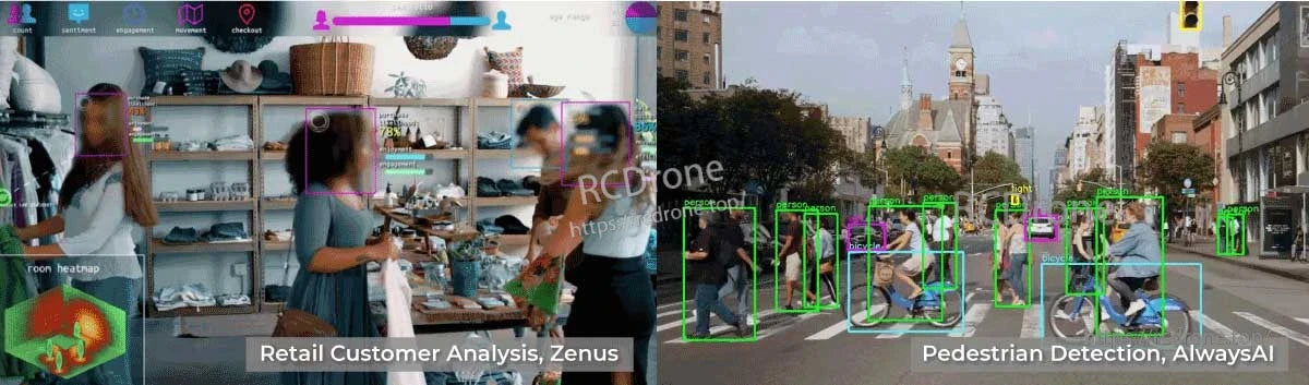 Jetson Xavier NX Edge AI Computer, A compact and powerful computer for edge AI applications with 384 CUDA cores and 4GB of memory.