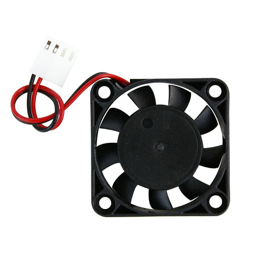 5V 4020 PWM cooling fan, 40mm square black fan with 2-pin plug and red/black wires