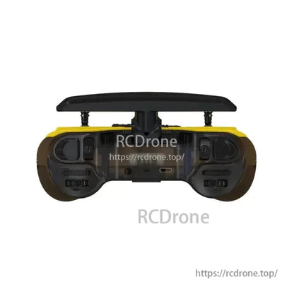 Yellow black RC transmitter with OLED display gimbals