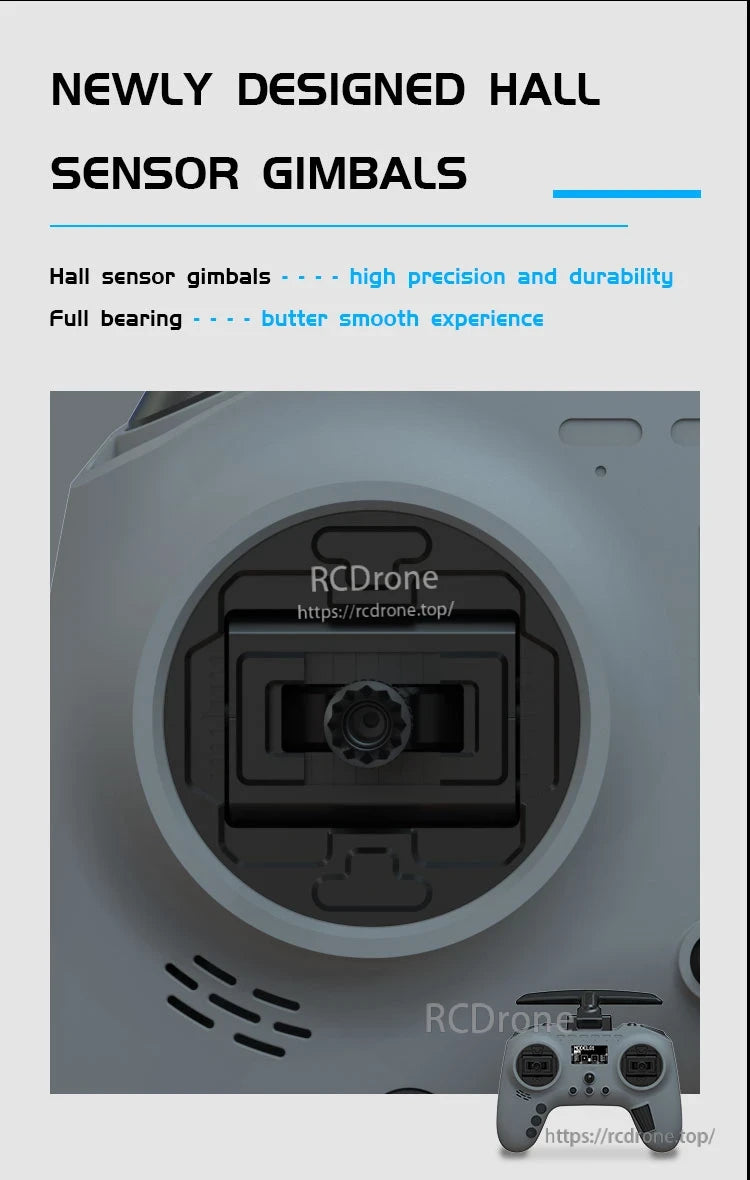 Jumper T-Pro S Radio Controller, Newly designed Hall sensor gimbals offer precision, durability, smooth control.