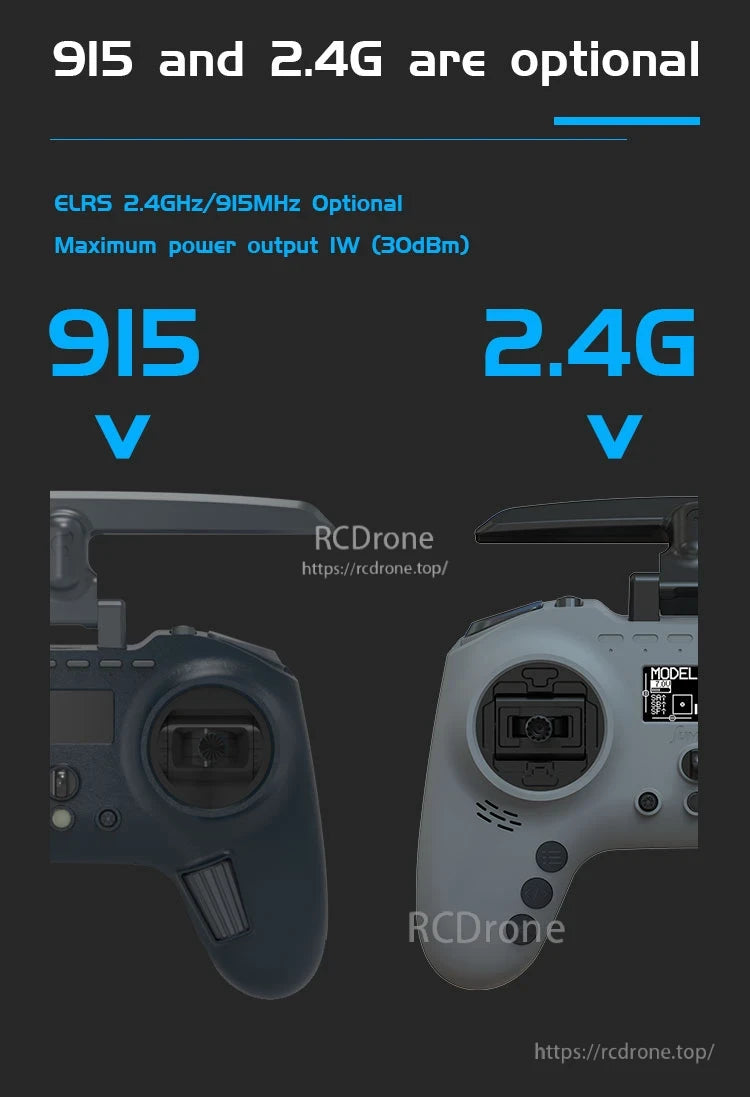 Jumper T-Pro S Radio Controller, 915MHz and 2.4GHz optional; max output 1W (30dBm)