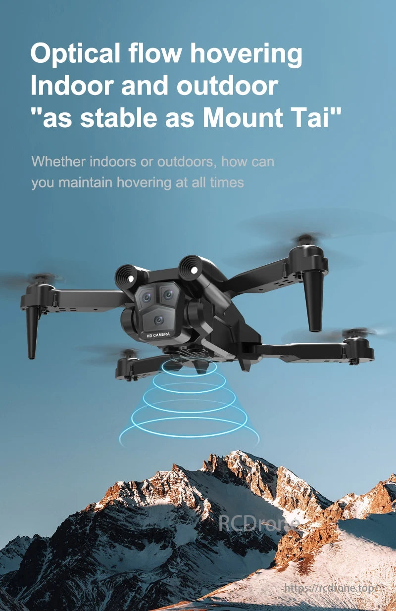 KBDFA M4 Drone, Optical flow ensures stable indoor and outdoor hovering, like Mount Tai.