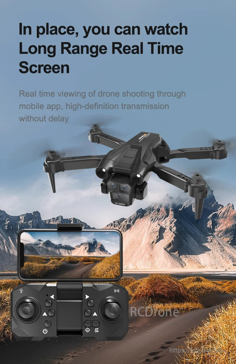 KBDFA M4 Drone, Watch long-range real-time drone footage on mobile app, high-definition.